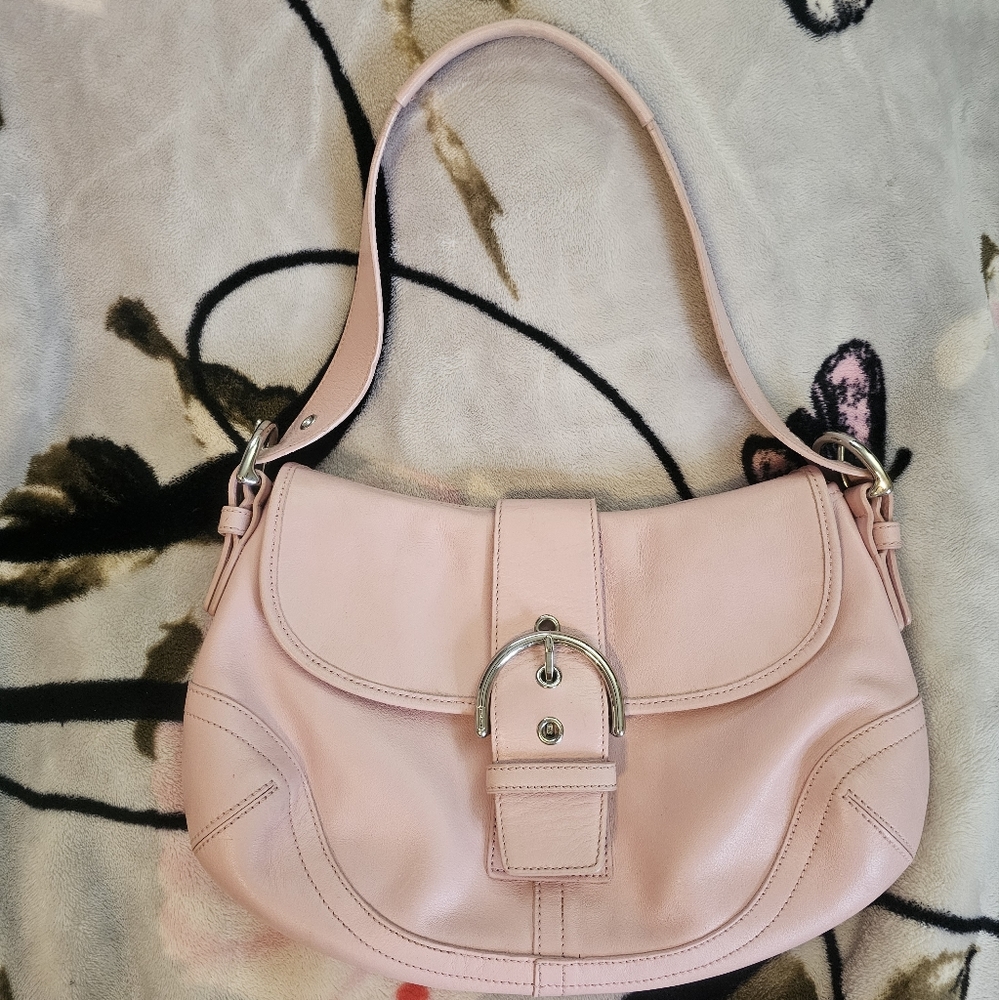Coach vintage pastel pink y2k shoulder bag purse